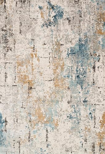 Loloi II Alchemy Collection ALC-01 Alfombra Decorativa de Piedra/Pizarra de 101.6cm x 170.2cm