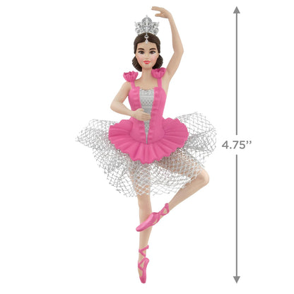 Hallmark - Adorno navideño de Recuerdo 2025, Barbie Hermosa Bailarina, Regalos para los Fans de Barbie