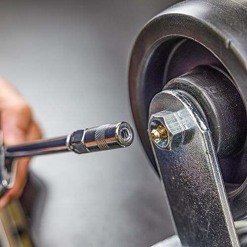 NEIKO 12012A - Kit de Pistola de engrasar pequeña, 4500 PSI, Mini Cartuchos de Grasa de 3 onzas para Pistola de engrasar, Pistola de engrasar con Ajuste Zerk, extensión Recta de 5.7 Pulgadas