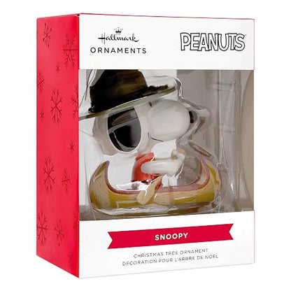 Hallmark Peanuts Snoopy en Canoa - Adorno navideño