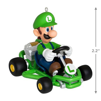 Hallmark - Adorno de Navidad para Nintendo Mario Kart Luigi, Regalos para Jugadores