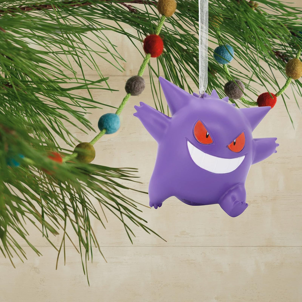 Hallmark - Adorno navideño de Pokémon Gengar, Exclusivo de