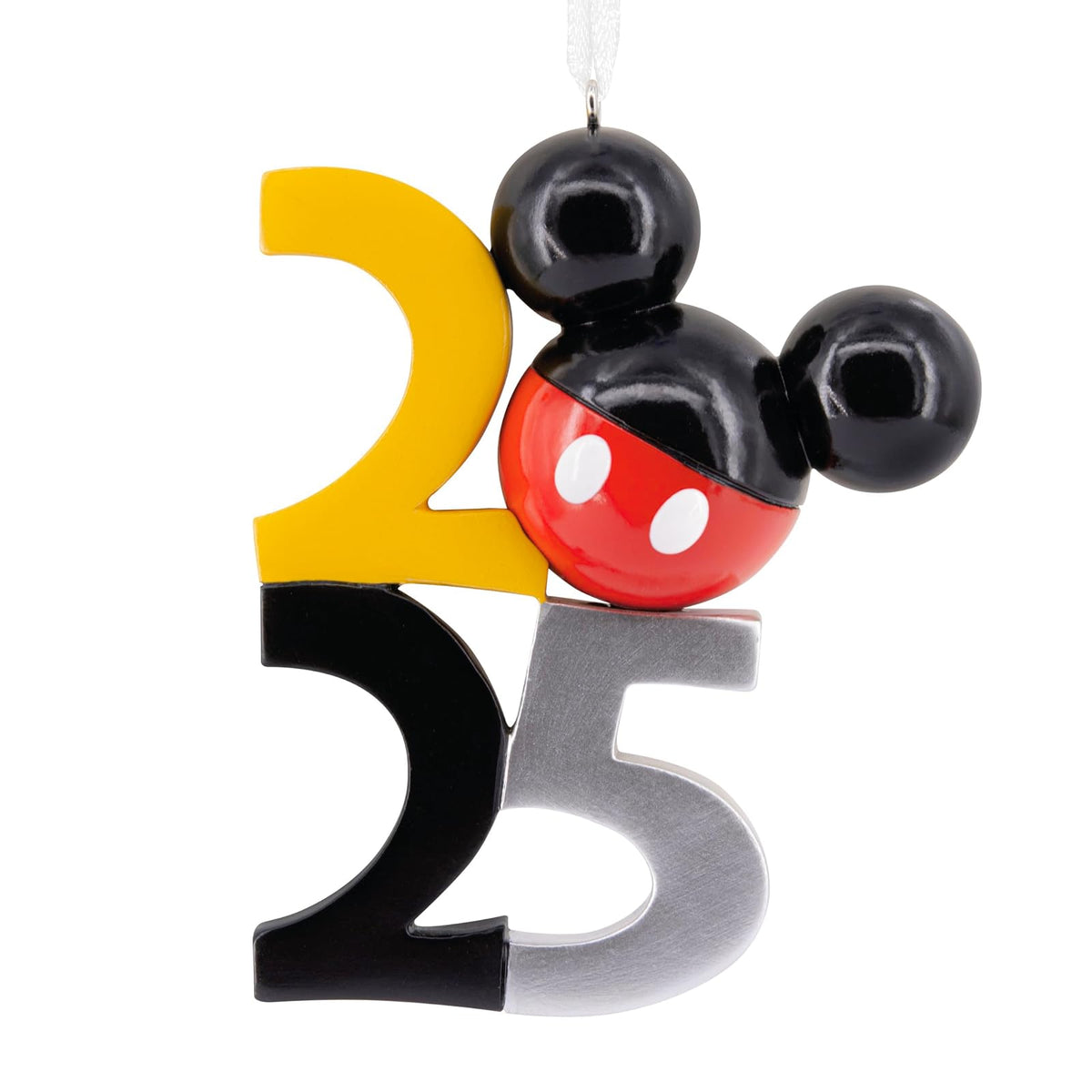 Hallmark Adorno Navideño Disney Mickey Mouse 2025 - 2.75 x 3.5 x 1.25 pulgadas - Mickey Mouse 2025