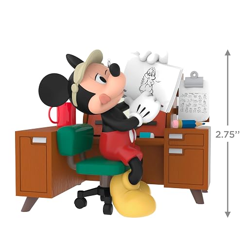 Hallmark - Adorno navideño de Recuerdo 2025, Disney Mickey Mouse de Sketch to Screen, Regalos para Fans de Disney