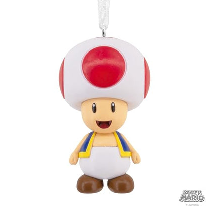 Hallmark - Adornos de Navidad para Nintendo Super Mario Toad, Regalos para Jugadores