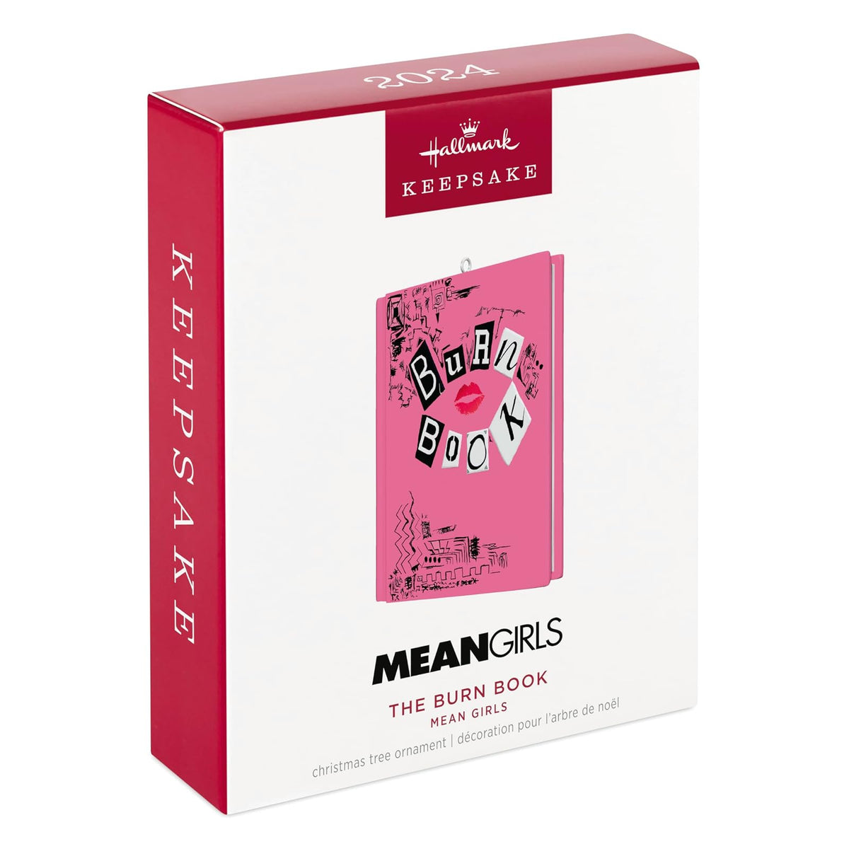 Hallmark - Adorno navideño de Recuerdo 2024, Libro Mean Girls The Burn, Regalos de película
