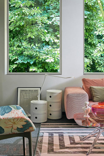 Kartell 498603 Buró 2 Módulos Componibili Color Blanco Mate, 1 Pieza
