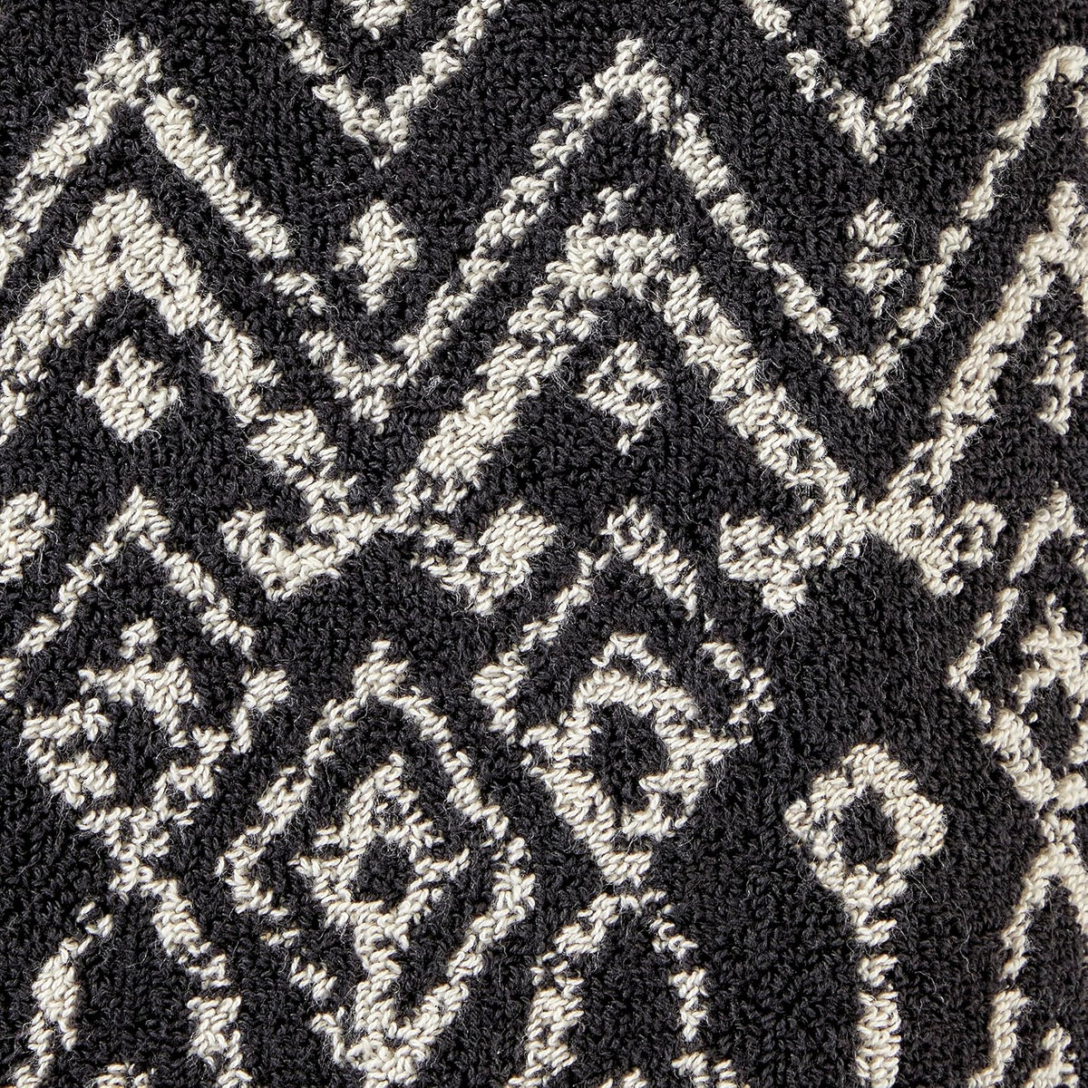 SKL Home Nador - Toalla de baño Jacquard Color Negro
