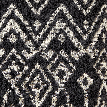 SKL Home Nador - Toalla de baño Jacquard Color Negro