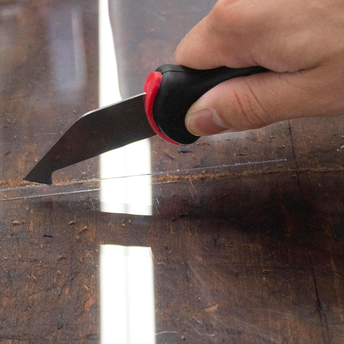 ALLWAY PSK - Cortador de láminas de plástico con mango ergonómico
