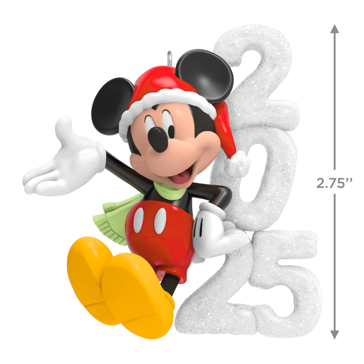 Hallmark - Adorno navideño de Recuerdo 2025, Disney Mickey Mouse A Year of Disney Magic