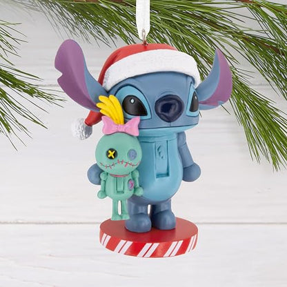 Hallmark Disney Stitch Cascanueces Adorno de Navidad, Regalos para Fans de Disney