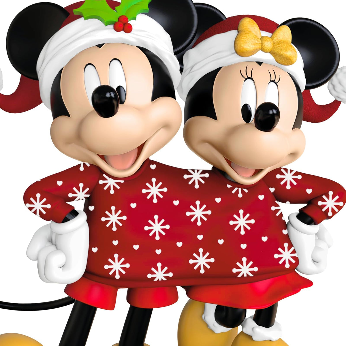 Hallmark - Adorno navideño de Recuerdo 2025, Disney Mickey y Minnie Sweethearts, Regalos para Fans de Disney