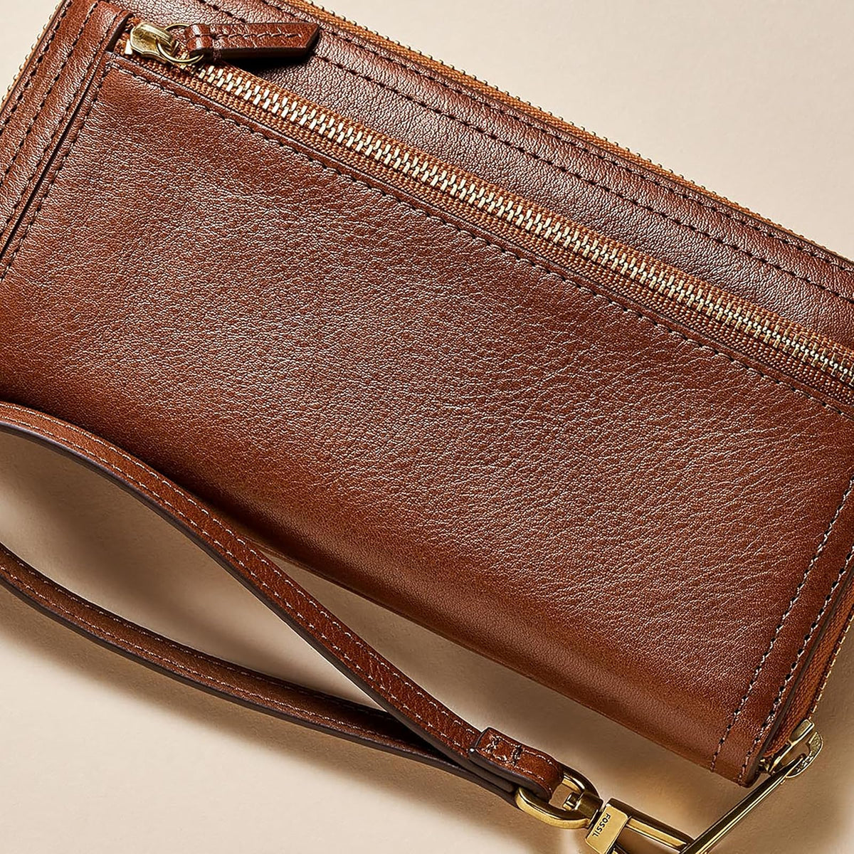 Fossil Logan RFID portafolios con cierre para mujer
