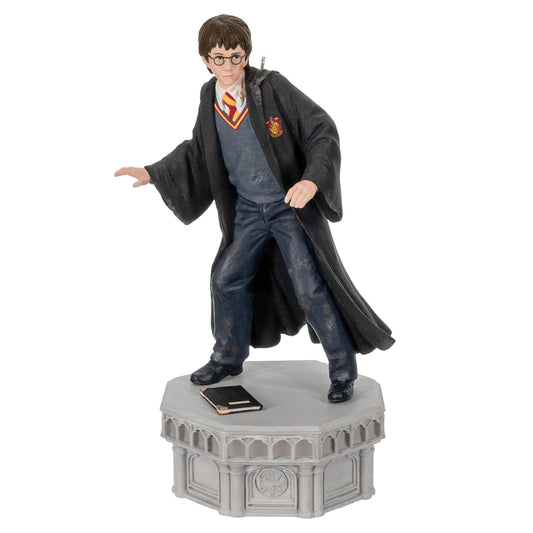 Hallmark - Adornos de Navidad de Harry Potter y la Colección de la Cámara de los Secretos Con Luz y Sonido - Regalos para Fans