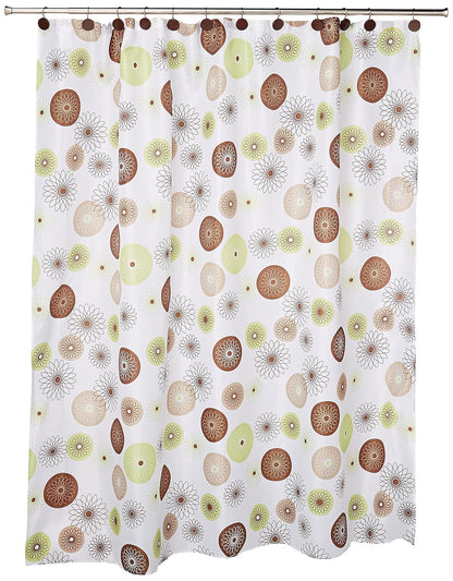 Art & Home HB-5720 Cortina de Poliéster con Ganchos