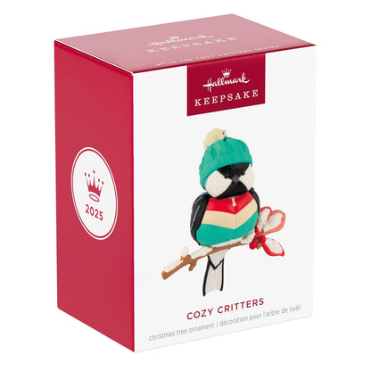 Hallmark - Adorno navideño de Recuerdo 2025, Criaturas acogedoras, Regalos para Amantes de la Naturaleza