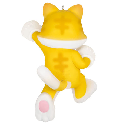 Hallmark - Adorno navideño de Recuerdo 2023, Nintendo Super Mario Powered Up con Mario Cat, Regalos para Jugadores