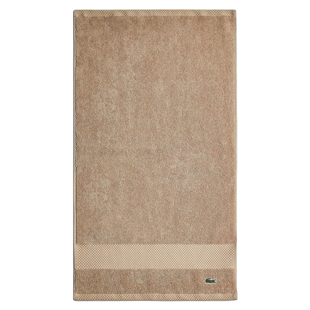 Lacoste Heritage Supima Toalla de Algodón - Hand Towel 16x30 - Arena