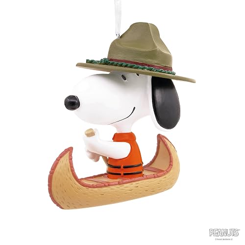 Hallmark Peanuts Snoopy en Canoa - Adorno navideño