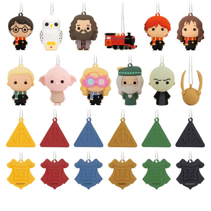 Hallmark - Caja de calendario de cuenta regresiva de Harry Potter con 24 mini adornos, regalos para los fanáticos de Harry Potter
