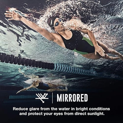 Speedo 7750129-001 Goggles Vanquisher 2.0 Mirrored para Dama, color Negro