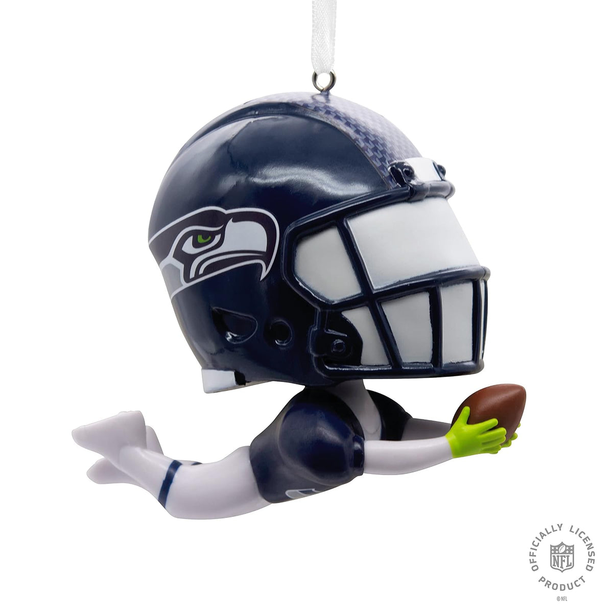 Hallmark NFL Seattle Seahawks Bouncing Buddy - Adorno navideño