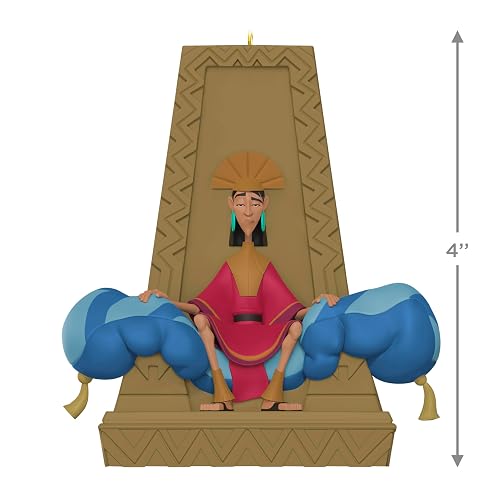 Hallmark - Adorno navideño de Recuerdo 2025, Disney The Emperor's New Groove Emperor Kuzco, Regalos para fanáticos de Disney