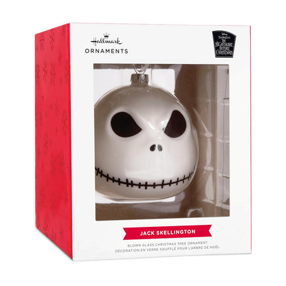 Hallmark Disney Tim Burton's The Nightmare Before Christmas Jack Skellington - Adorno navideño de Vidrio soplado