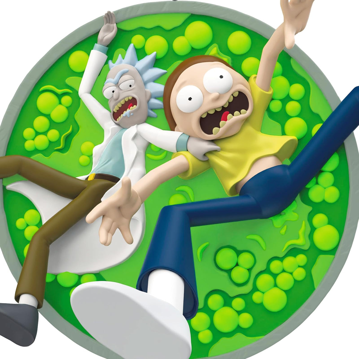 Hallmark - Adorno navideño de Recuerdo 2024, Rick and Morty La Cuba del ácido, Regalos de Dibujos Animados