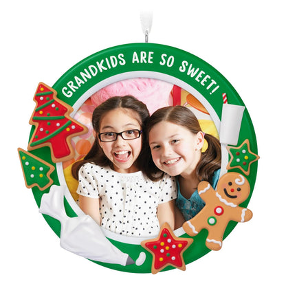 Hallmark - Adorno de Navidad 2025, Marco de Fotos para Nietos Son Tan Dulces, Regalos para Abuelos
