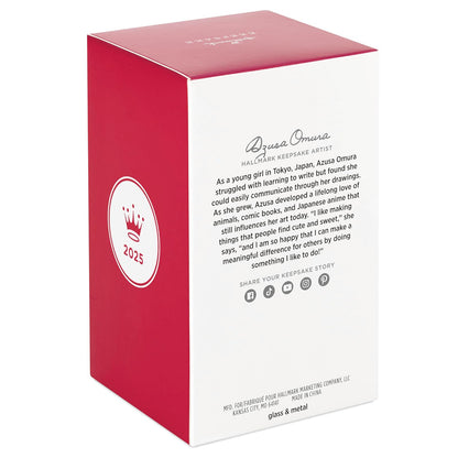Hallmark - Adorno de Navidad 2025, Nuestro Dulce Comienzo 2025, Vidrio, Regalos de Boda