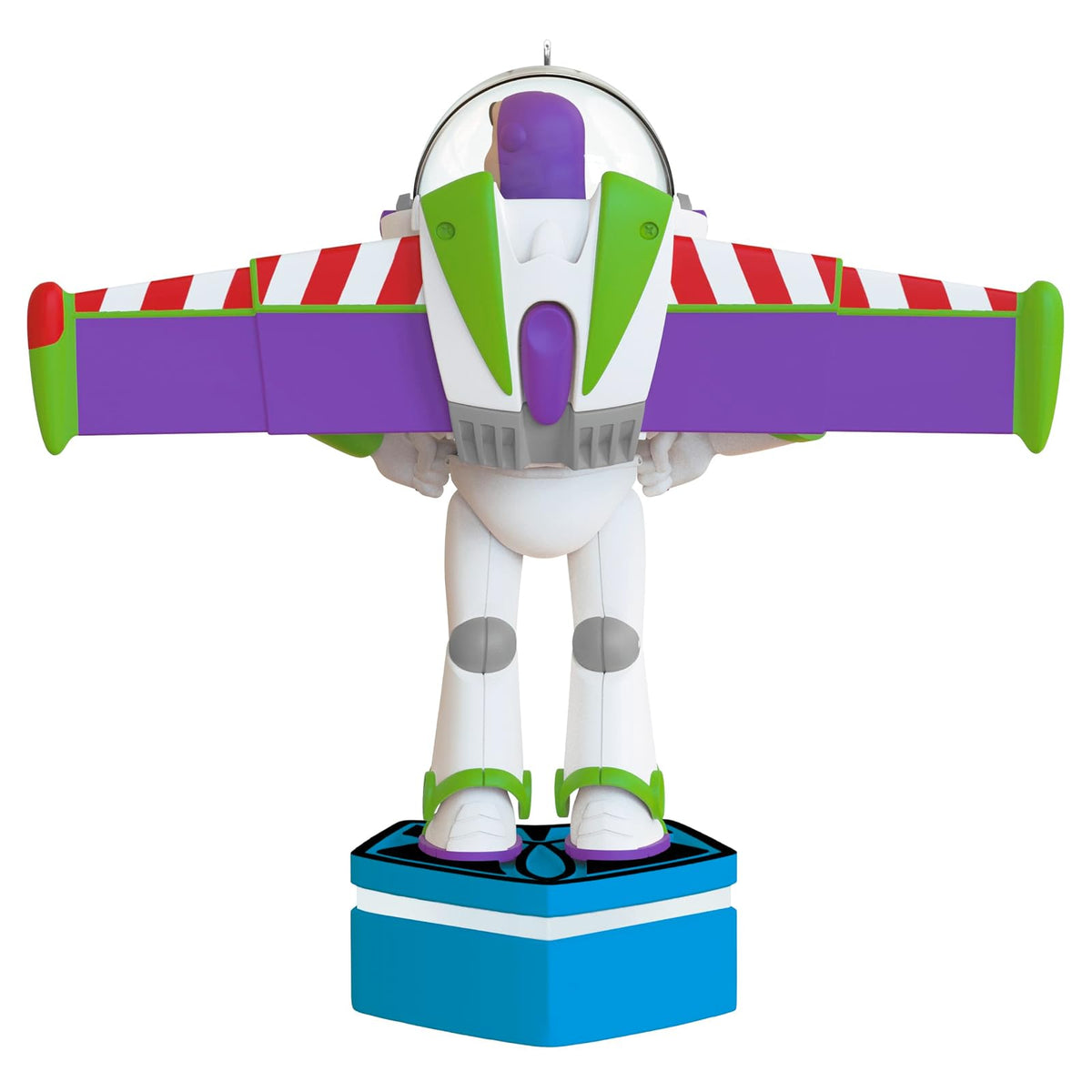 Hallmark - Adorno navideño de Recuerdo 2025, colección Disney/Pixar Toy Story Buzz Lightyear con luz y Sonido, Regalos para fanáticos de Disney