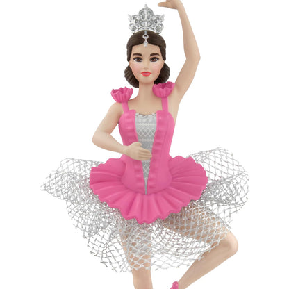 Hallmark - Adorno navideño de Recuerdo 2025, Barbie Hermosa Bailarina, Regalos para los Fans de Barbie
