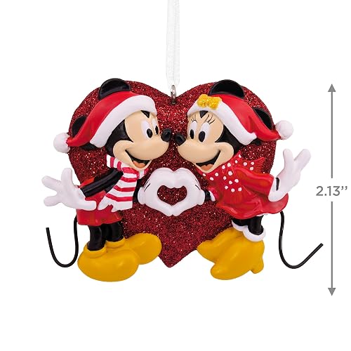 Hallmark - Adorno navideño de Disney Mickey y Minnie Love