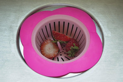 Evri-Fregadero colador con Gran Borde Ancho, Herramienta para fregaderos de Cocina, se Adapta a la mayoría de fregaderos de Cocina estándar, Ofrece un Juego de Dos, Colores Pueden Variar