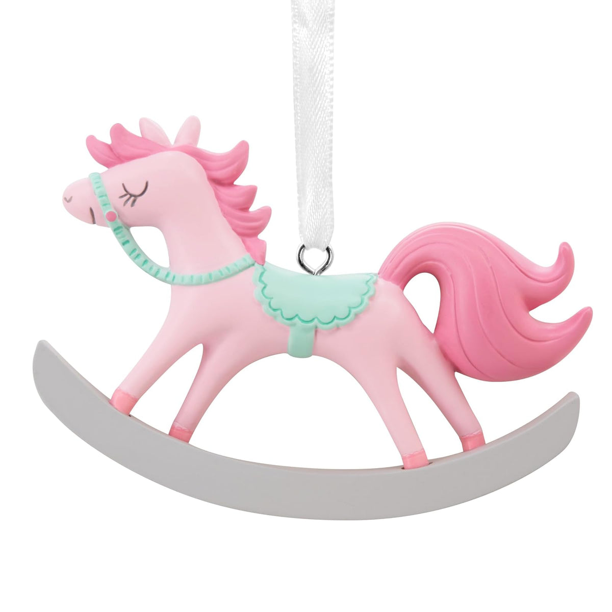 Hallmark - Adornos de Navidad para bebé y niña, Primer Caballo mecedor de Navidad 2025, Regalos para bebés