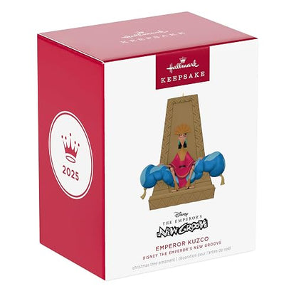 Hallmark - Adorno navideño de Recuerdo 2025, Disney The Emperor's New Groove Emperor Kuzco, Regalos para fanáticos de Disney