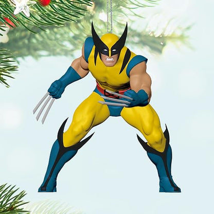 Hallmark - Adorno navideño de Recuerdo 2024, Marvel Studios X-Men '97 Wolverine, Regalos para los fanáticos de Marvel