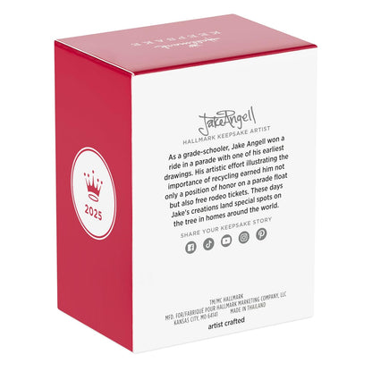 Hallmark - Adorno navideño de Recuerdo 2025, Hasbro My Little Pony Retro Twister Right Hoof Red, Nostalgia Gifts