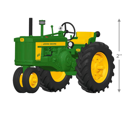 Hallmark - Adorno navideño de Recuerdo 2025, Tractor John Deere 620, Metal, Regalos para él