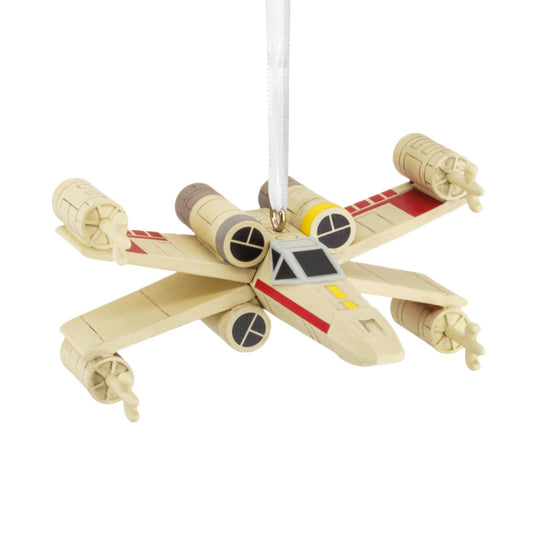 Hallmark Star Wars X-Wing Starfighter - Adorno navideño para Fans de Star Wars
