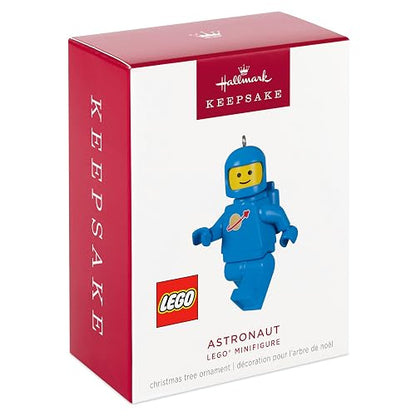 Hallmark - Astronauta LEGO Minifigure, Adorno de Navidad, Regalo de Pasatiempos