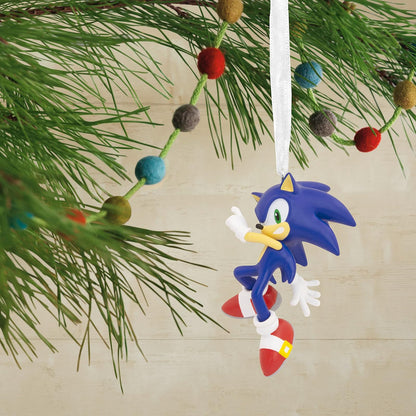 Hallmark Sonic The Hedgehog Action Pose - Adorno navideño