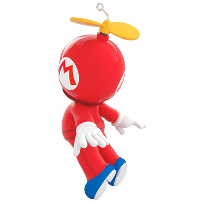 Hallmark - Adorno navideño de Recuerdo 2024, Nintendo Super Mario Alimentado con Propeller, Regalos para Jugadores