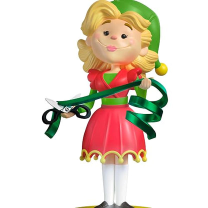 Hallmark - Adorno de Navidad 2025, colección Elf Jovie con luz y Sonido, Regalos de película de Navidad