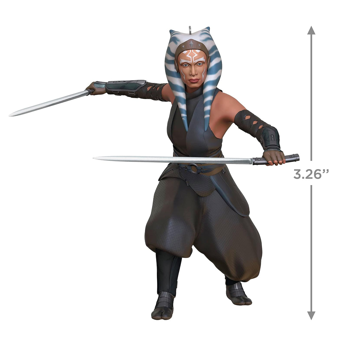 Hallmark - Adorno navideño de Recuerdo 2023, Star Wars: Ahsoka Ahsoka Tano, Regalos para fanáticos de Star Wars,