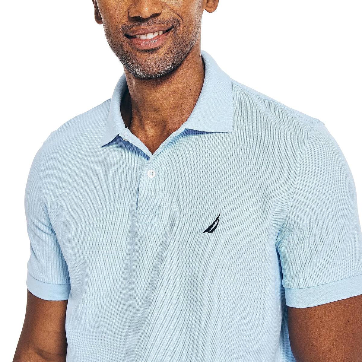 Nautica Men's Classic Short Sleeve Solid Polo Shirt