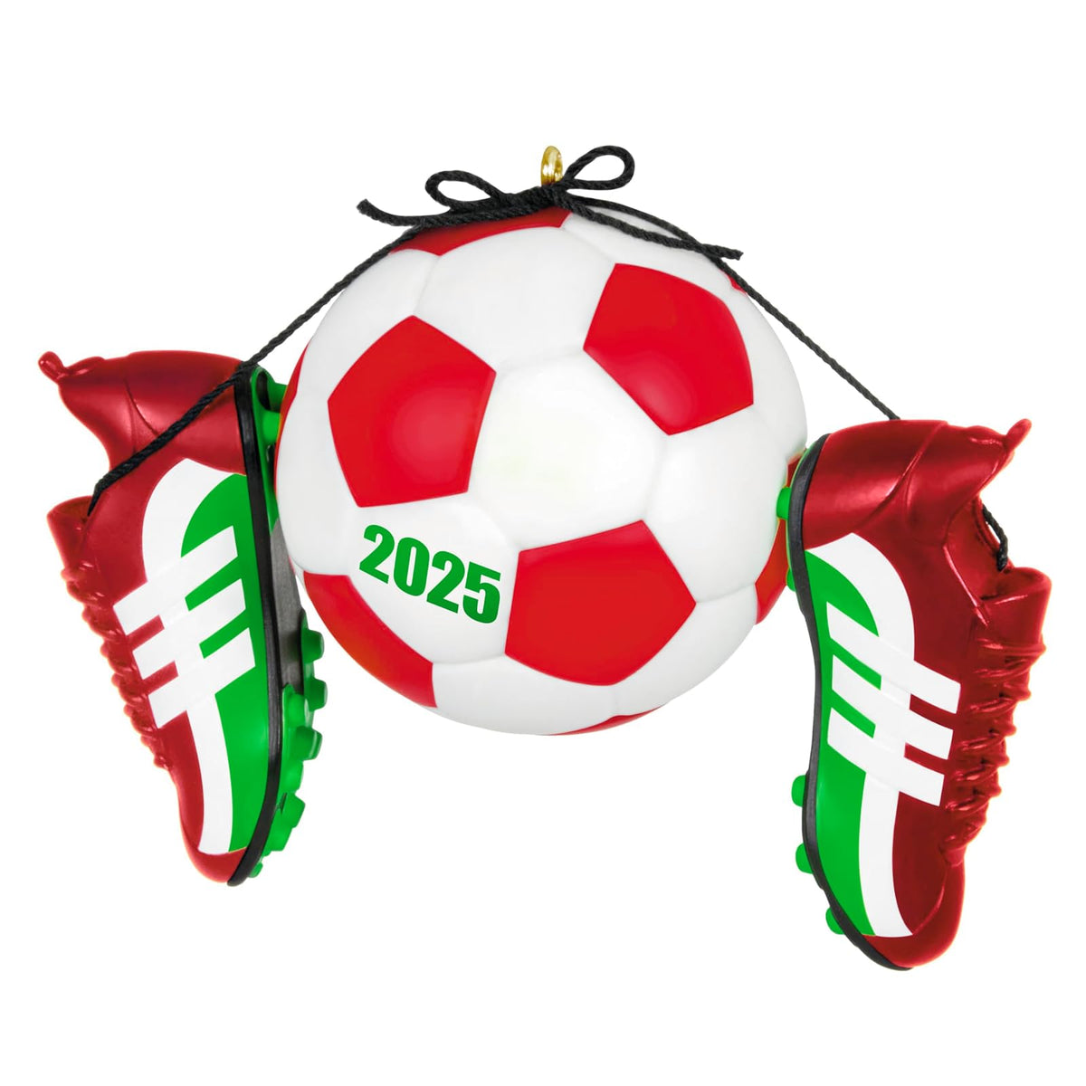 Hallmark - Adorno navideño de Recuerdo 2025, Estrella del fútbol 2025, Regalos para fanáticos del Deporte