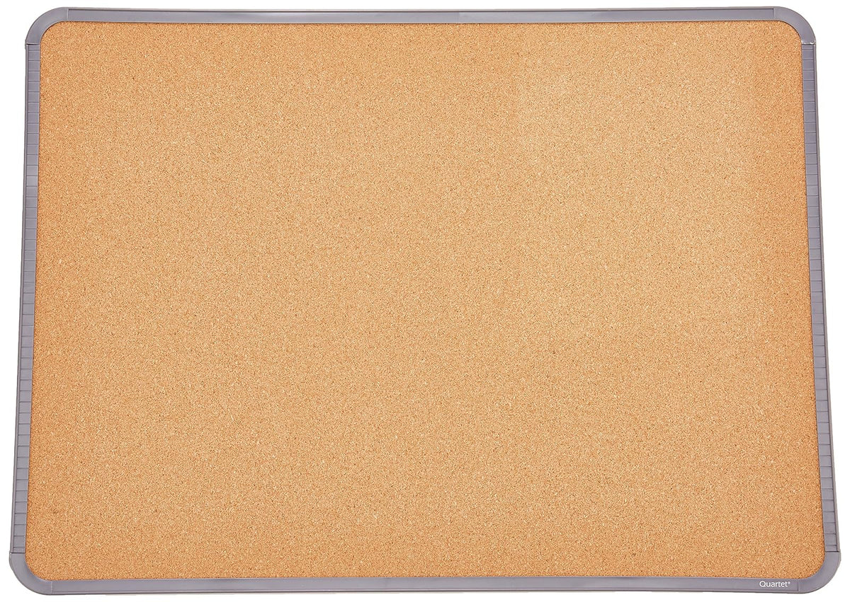 Quartet MX05330GE - Tablero de Corcho, Marco de Plástico, 43 X 58 cm